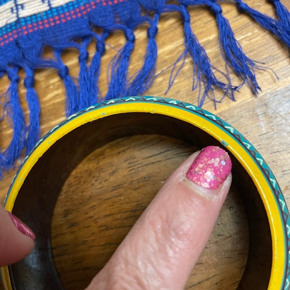 Wood Bangle Bracelet - Picture 5 of 6